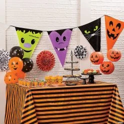 10" Jack-O’-Lantern Hanging Paper Lantern Halloween Decorations - 12 Pc. -Cheap Halloween decorations Store 10 jack o lantern hanging paper lantern halloween decorations 12 pc 13660404 a03