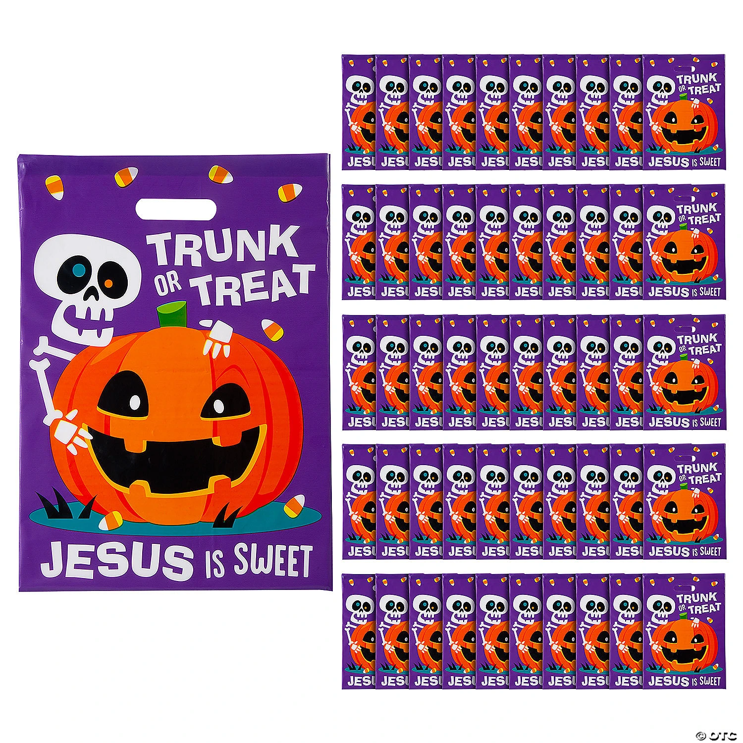 12 1/2" x 17" Bulk Religious Trunk-or-Treat Plastic Goody Bags - 50 Pc. 3 12 1/2" x 17" Bulk Religious Trunk-or-Treat Plastic Goody Bags - 50 Pc.
