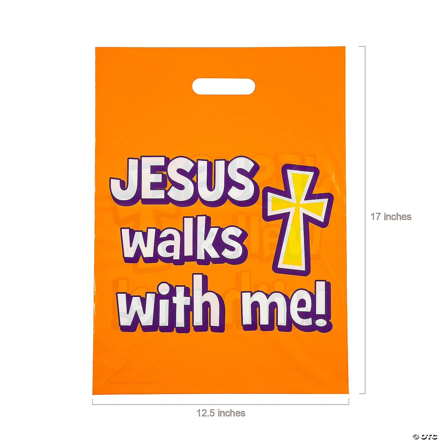12 1/2" x 17" Bulk Walk Safely with Jesus Goody Bags - 50 Pc. 4 12 1/2" x 17" Bulk Walk Safely with Jesus Goody Bags - 50 Pc. - Image 2