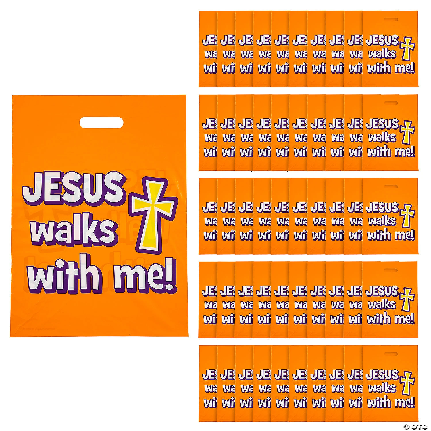 12 1/2" x 17" Bulk Walk Safely with Jesus Goody Bags - 50 Pc. 3 12 1/2" x 17" Bulk Walk Safely with Jesus Goody Bags - 50 Pc.