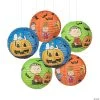 12" Peanuts® Halloween Hanging Paper Lanterns - 6 Pc. 1 12" Peanuts® Halloween Hanging Paper Lanterns - 6 Pc. -Cheap Halloween decorations Store 12 peanuts sup sup halloween hanging paper lanterns 6 pc 13703066