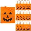 15" x 16 1/2" Large Jack-O’-Lantern Tote Bags - 12 Pc.