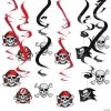 27" Pirate Hanging Swirl Decorations - 12 Pc. 1 27" Pirate Hanging Swirl Decorations - 12 Pc. -Cheap Halloween decorations Store 27 pirate hanging swirl decorations 12 pc 13806651