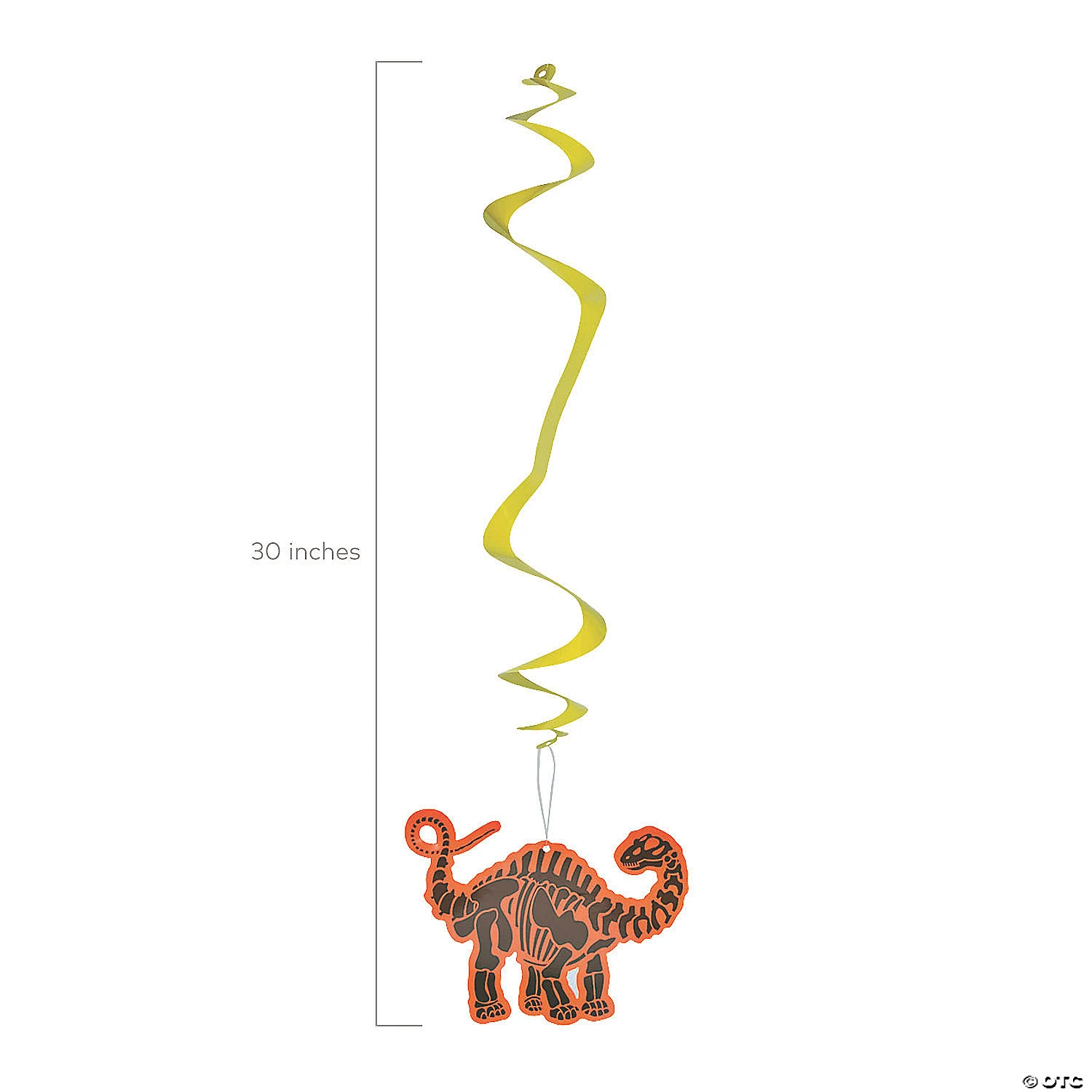 30" Dino Dig Hanging Swirl Decorations - 12 Pc. 4 30" Dino Dig Hanging Swirl Decorations - 12 Pc. - Image 2