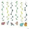 32" Zoo Adventure Hanging Swirl Decorations - 12 Pc. -Cheap Halloween decorations Store 32 zoo adventure hanging swirl decorations 12 pc 13798160