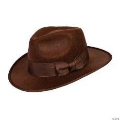 40's Brown Fedora Hat