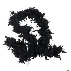 Black Feather Boa