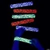 Black Light Slap Bracelets - 12 Pc. 1 Black Light Slap Bracelets - 12 Pc. -Cheap Halloween decorations Store black light slap bracelets 12 pc 13959540