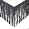 Metallic Fringe Plastic Table Skirt 1 Metallic Fringe Plastic Table Skirt -Cheap Halloween decorations Store black metallic fringe plastic table skirt13913042