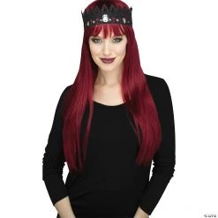 Black or Gold Lace Crown Accessory