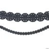 Tissue Paper Garland -Cheap Halloween decorations Store black tissue paper garland13943271