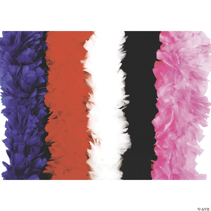 Black Turkey Feather Deluxe Boa 3 Black Turkey Feather Deluxe Boa