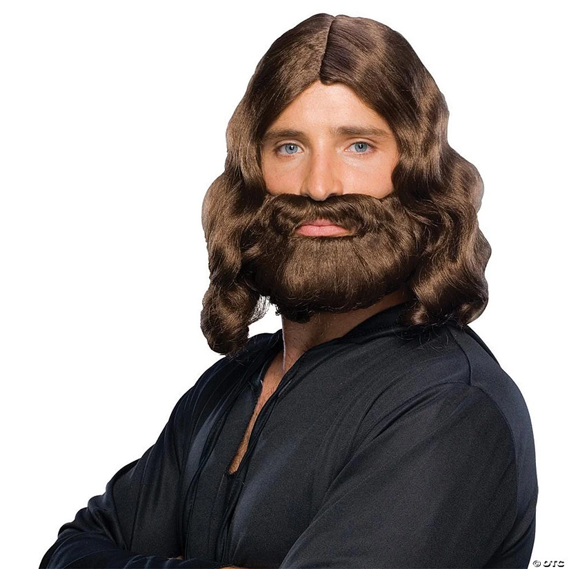 Brown Biblical Beard & Wig 3 Brown Biblical Beard & Wig