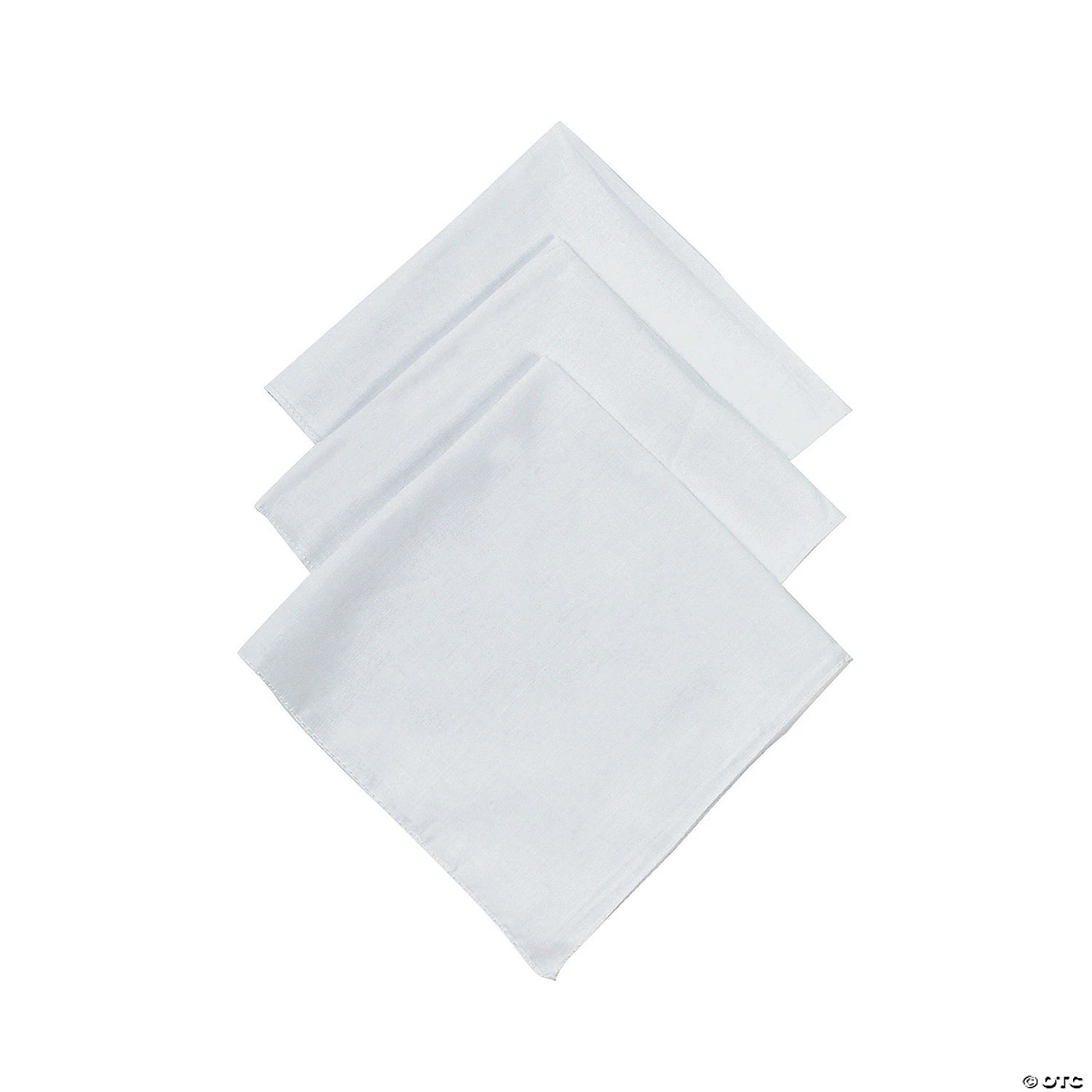 Bulk DIY White Bandanas - 48 Pc. 4 Bulk DIY White Bandanas - 48 Pc. - Image 2