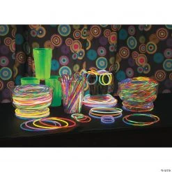Bulk Glow Necklace Assortment - 250 Pc. -Cheap Halloween decorations Store bulk glow necklace assortment 250 pc 24 2351 a02