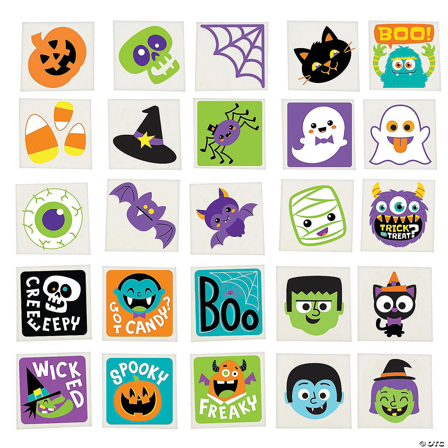 Bulk Halloween Temporary Tattoo Assortment - 500 Pc. 3 Bulk Halloween Temporary Tattoo Assortment - 500 Pc.