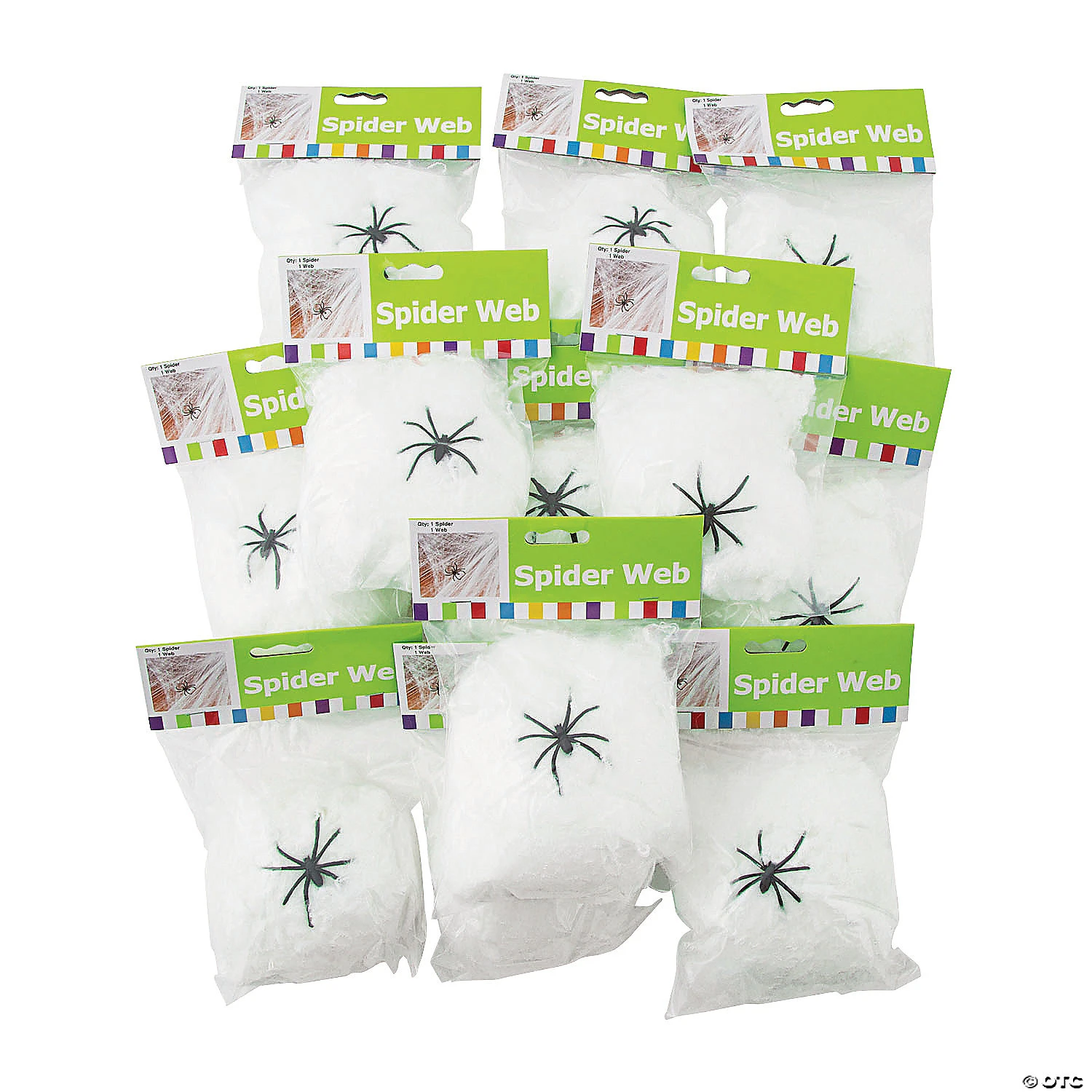 Bulk Stretchable Spider Webs - 48 Pc. 3 Bulk Stretchable Spider Webs - 48 Pc.