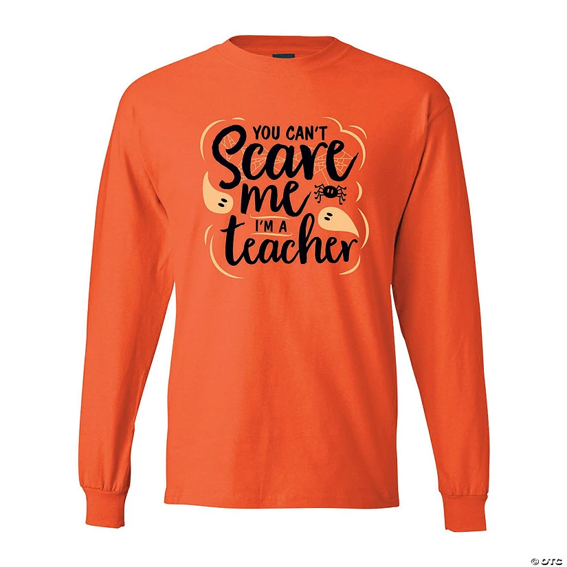 Can’t Scare Me I’m a Teacher Adult’s T-Shirt 3 Can’t Scare Me I’m a Teacher Adult’s T-Shirt