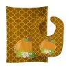 Caroline's Treasures Fall Pumpkin Orange Quatrfoil Baby Bib & Burp Cloth, 11 x 18, -Cheap Halloween decorations Store carolines treasures fall pumpkin orange quatrfoil baby bib and burp cloth 11 x 1814199481NOWA
