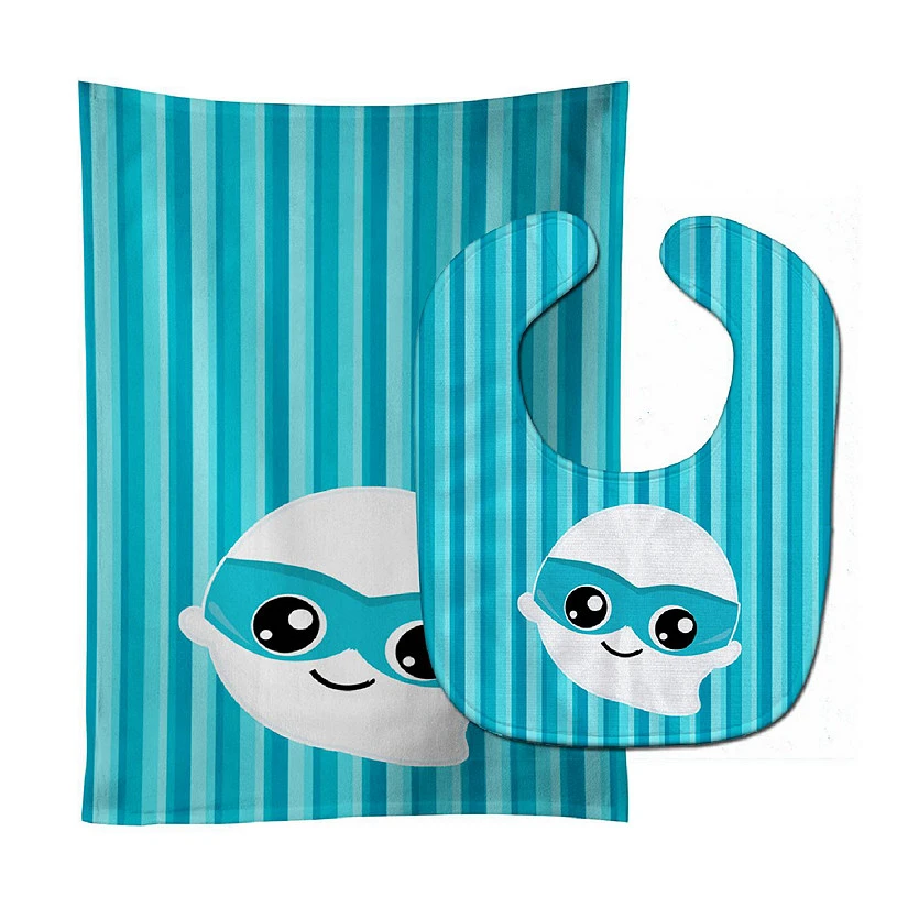 Caroline's Treasures, Halloween, Halloween Ghost Superhero Baby Bib & Burp Cloth, 11 x 18, 3 Caroline's Treasures, Halloween, Halloween Ghost Superhero Baby Bib & Burp Cloth, 11 x 18,
