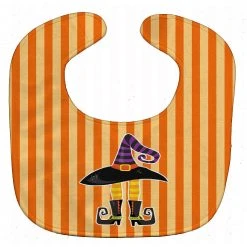Caroline's Treasures, Halloween, Halloween Witch's Hat and Legs Baby Bib, 10 x 13,