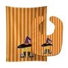 Caroline's Treasures, Halloween, Halloween Witch's Hat and Legs Baby Bib & Burp Cloth, 11 x 18, -Cheap Halloween decorations Store carolines treasures halloween halloween witchs hat and legs baby bib and burp cloth 11 x 1814198261NOWA