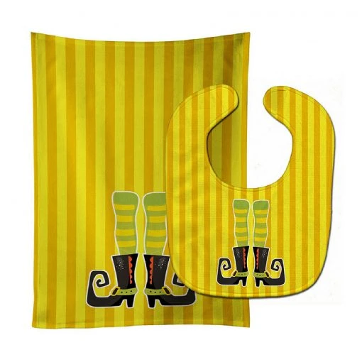 Caroline's Treasures, Halloween, Halloween Witch's Legs #2 Baby Bib & Burp Cloth, 11 x 18, -Cheap Halloween decorations Store carolines treasures halloween halloween witchs legs 2 baby bib and burp cloth 11 x 1814197205NOWA