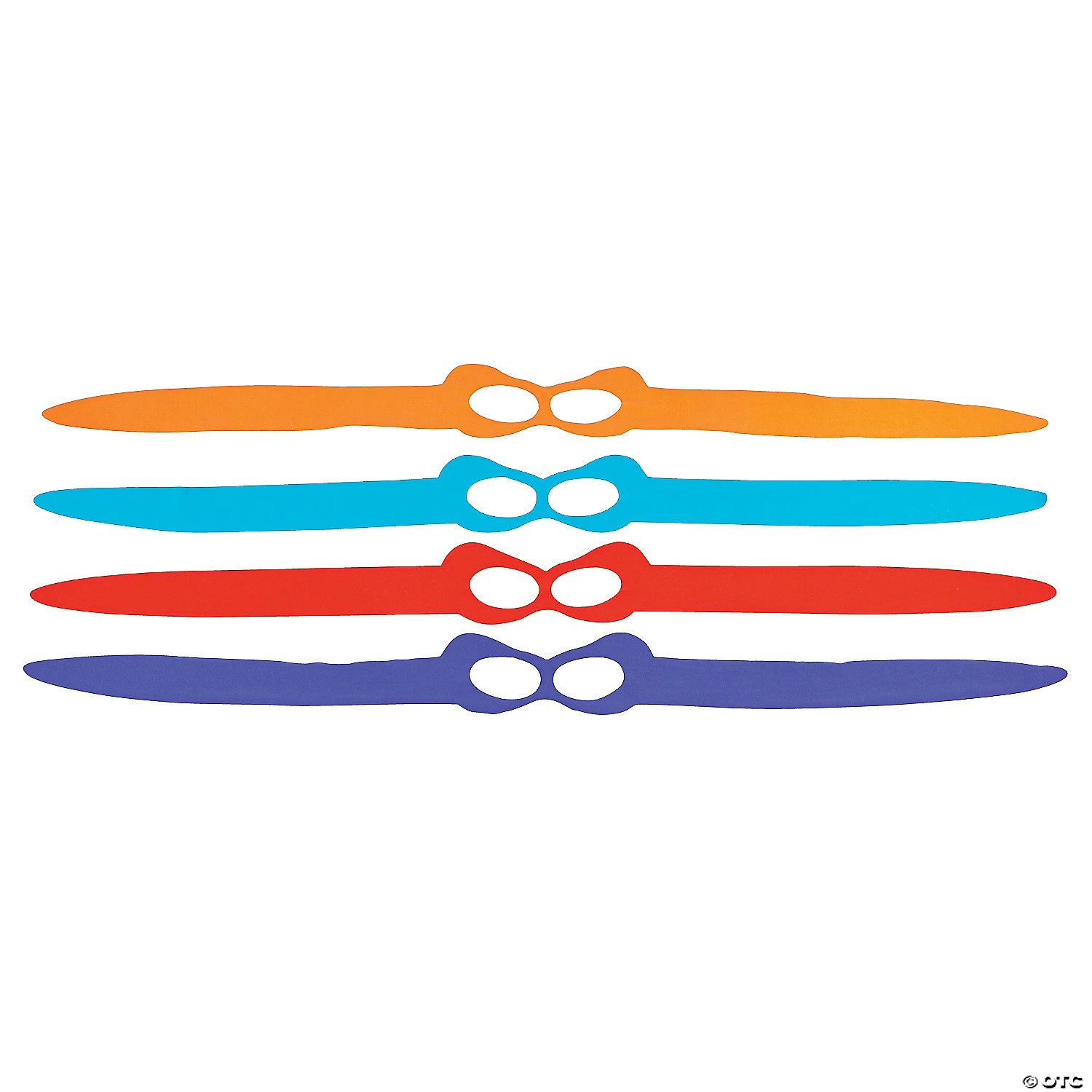 Children's Tie-On Superhero Ninja Masks- 12 Pc. 3 Children's Tie-On Superhero Ninja Masks- 12 Pc.