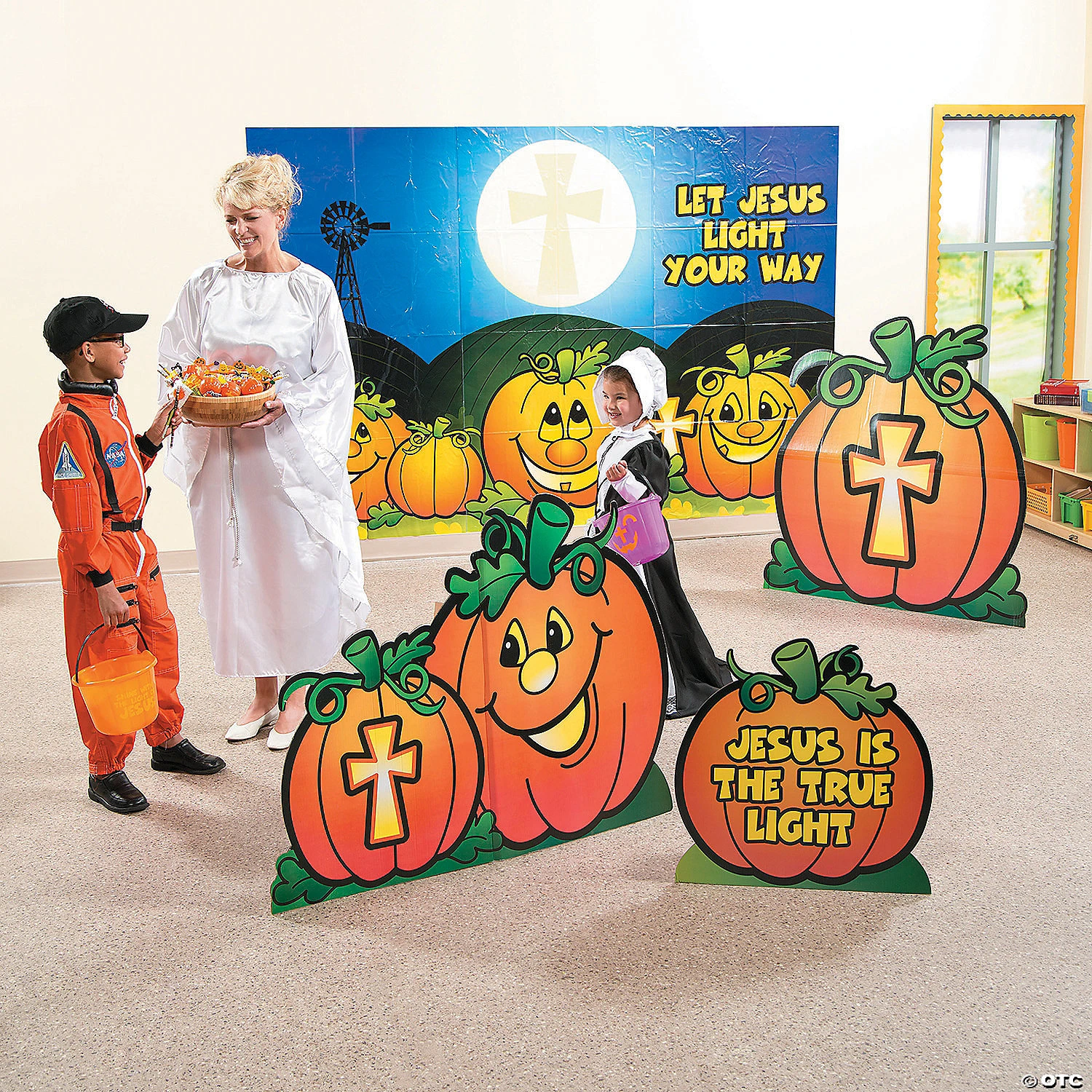 Christian Pumpkin Cardboard Stand-Ups - 3 Pc. 4 Christian Pumpkin Cardboard Stand-Ups - 3 Pc. - Image 2