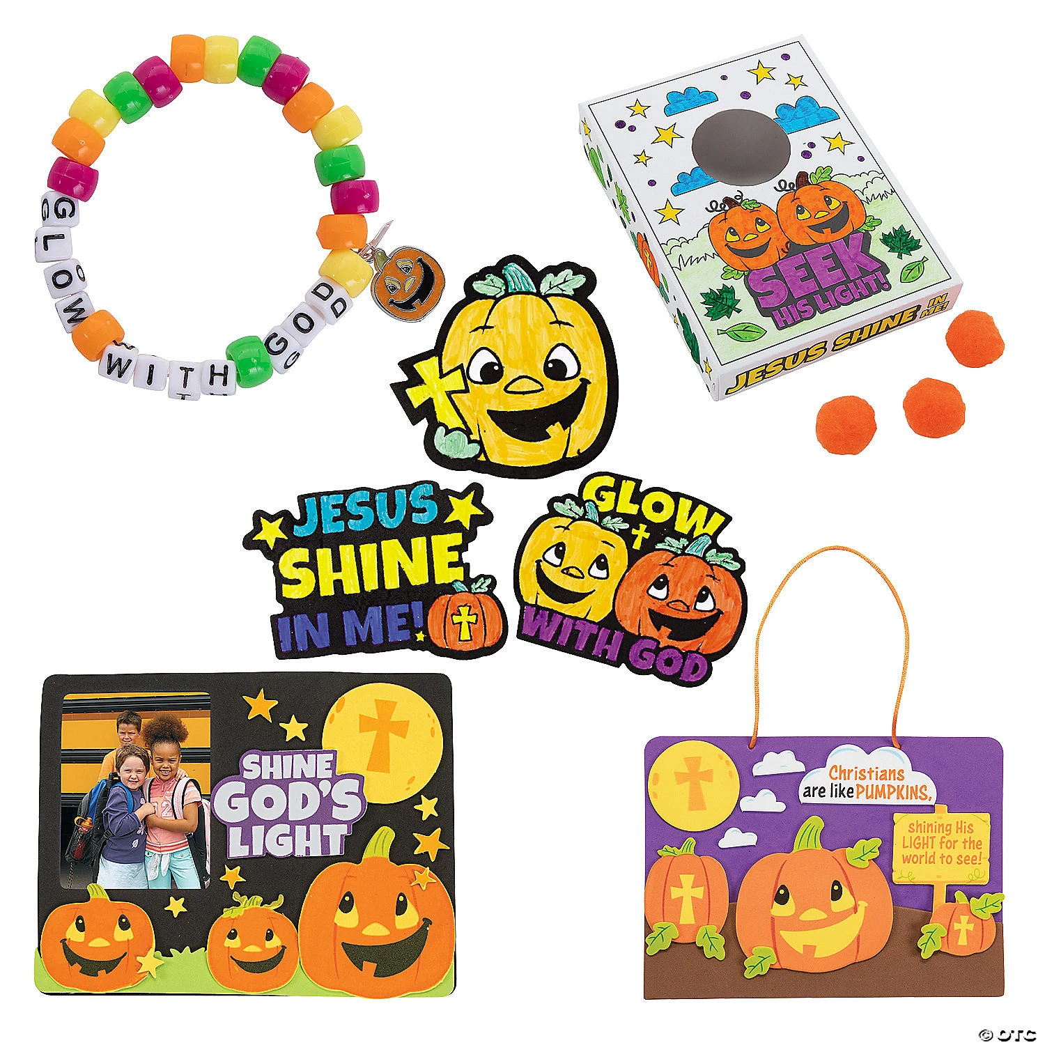 Christian Pumpkin Craft Assortment - Makes 60 3 Christian Pumpkin Craft Assortment - Makes 60