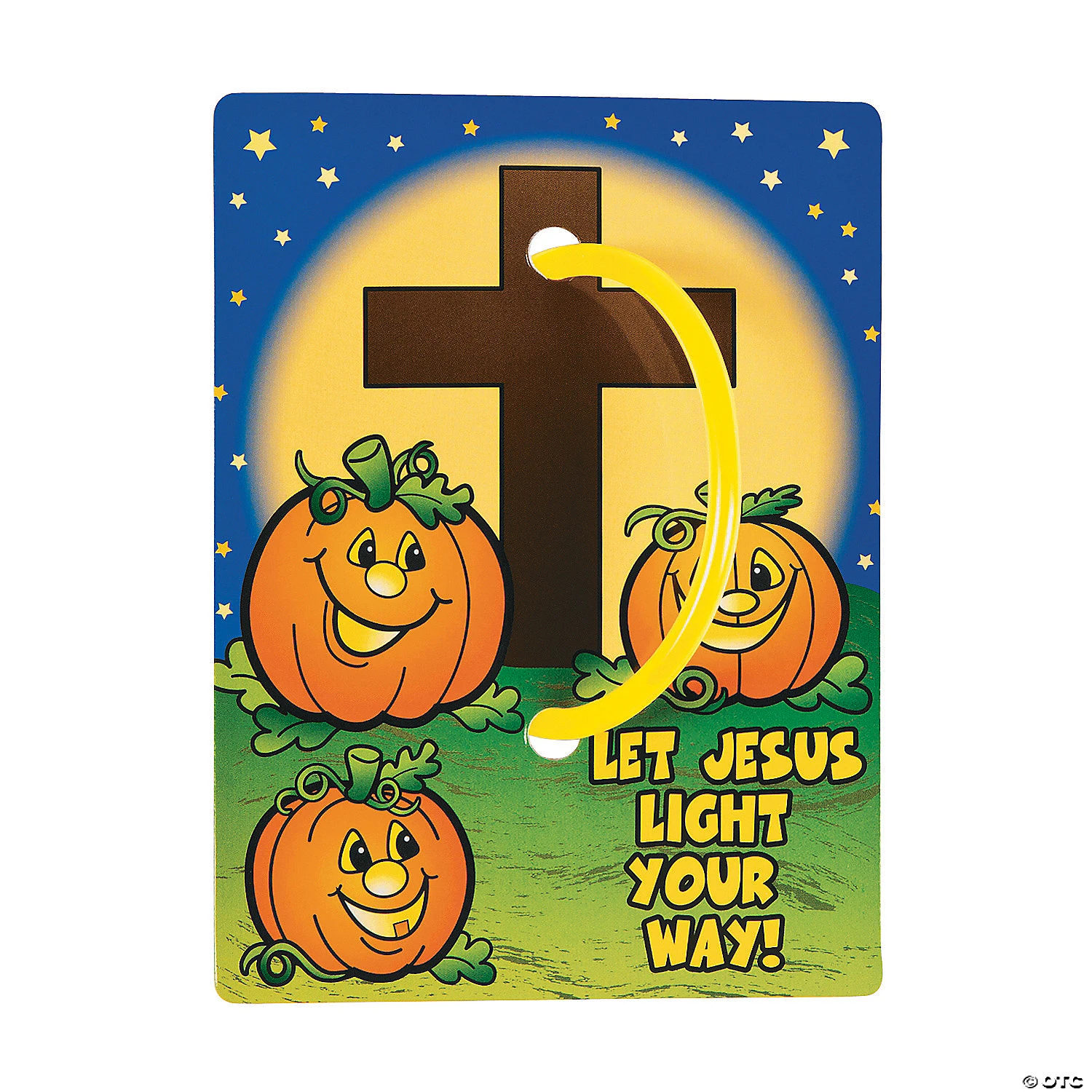 Christian Pumpkin Glow Bracelets with Card - 12 Pc. 4 Christian Pumpkin Glow Bracelets with Card - 12 Pc. - Image 2