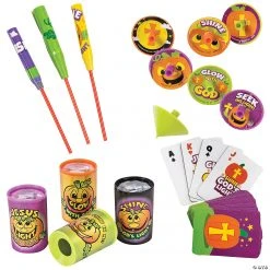 Christian Pumpkin Halloween Toy Kit - 288 Pc.