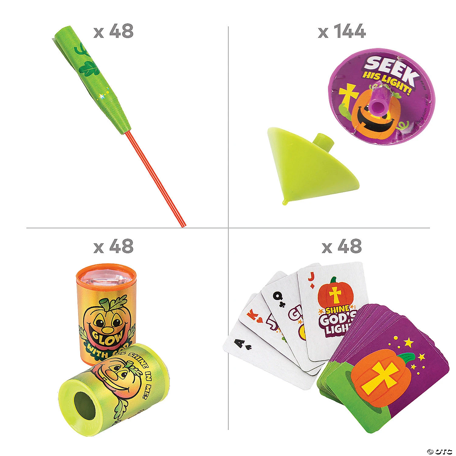 Christian Pumpkin Halloween Toy Kit - 288 Pc. 4 Christian Pumpkin Halloween Toy Kit - 288 Pc. - Image 2