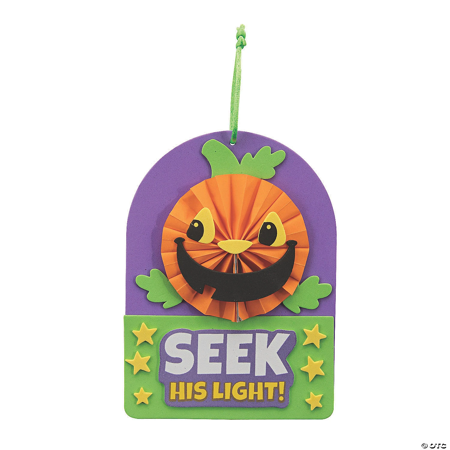 Christian Pumpkin Mini Paper Fan Craft Kit - Makes 12 3 Christian Pumpkin Mini Paper Fan Craft Kit - Makes 12