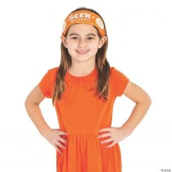 Christian Pumpkin Tube Face Masks - 12 Pc. -Cheap Halloween decorations Store christian pumpkin tube face masks 12 pc 13949753 a02