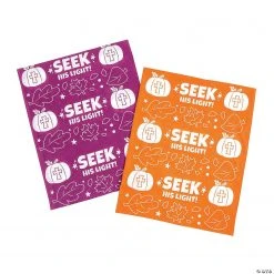 Christian Pumpkin Tube Face Masks - 12 Pc. -Cheap Halloween decorations Store christian pumpkin tube face masks 12 pc 13949753 a04