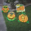 Christian Pumpkin Yard Signs - 4 Pc. 2 Christian Pumpkin Yard Signs - 4 Pc. -Cheap Halloween decorations Store christian pumpkin yard signs 4 pc 13931684