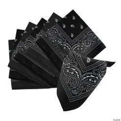 Solid Color Bandanas - 12 Pc.