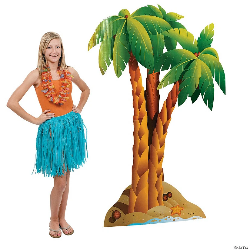 Cluster of Palm Trees Life-Size Cardboard Stand-Up 3 Cluster of Palm Trees Life-Size Cardboard Stand-Up