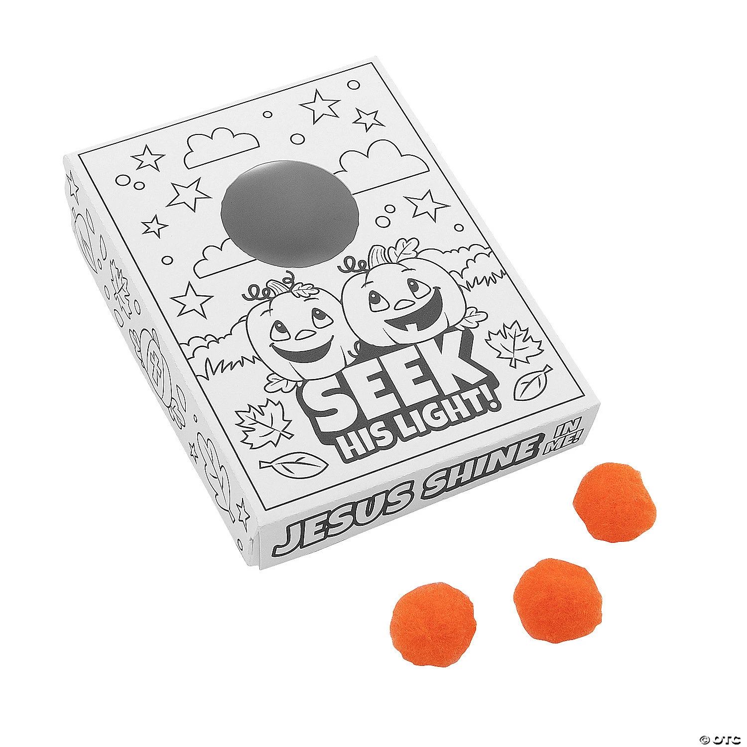 Color Your Own Christian Pumpkin Games - 12 Pc. 3 Color Your Own Christian Pumpkin Games - 12 Pc.