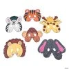 Color Your Own Zoo Animal Masks - 12 Pc. -Cheap Halloween decorations Store color your own zoo animal masks 12 pc 48 968