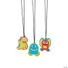 Cute Monster Charm Necklaces - 12 Pc. 1 Cute Monster Charm Necklaces - 12 Pc. -Cheap Halloween decorations Store cute monster charm necklaces 12 pc 13933517