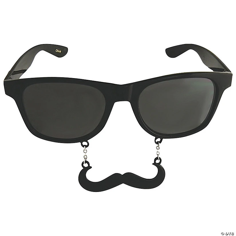 Dark Sun-Stache Glasses with Mustache 3 Dark Sun-Stache Glasses with Mustache