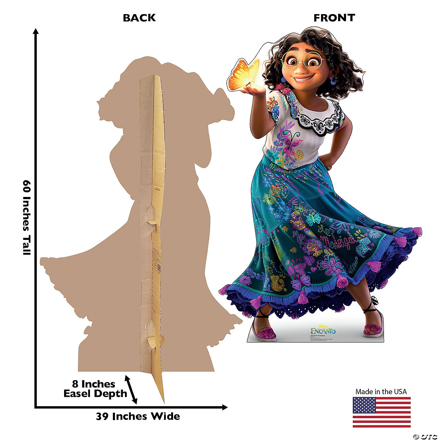 Disney’s Encanto Mirabel with Butterfly Life-Size Cardboard Stand-Up 4 Disney’s Encanto Mirabel with Butterfly Life-Size Cardboard Stand-Up - Image 2
