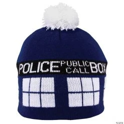 Doctor Who Tardis Pom Beanie