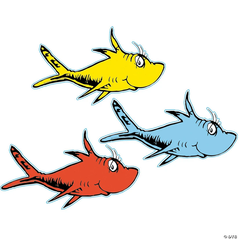 Dr. Seuss™ Fish Bulletin Board Accents - 36 Pc. 3 Dr. Seuss™ Fish Bulletin Board Accents - 36 Pc.