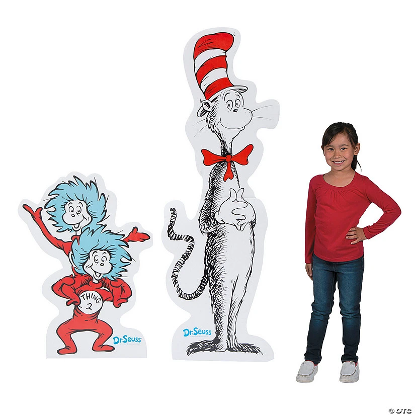 Dr. Seuss™ Life-Size Cardboard Stand-Up Set - 2 Pc. 3 Dr. Seuss™ Life-Size Cardboard Stand-Up Set - 2 Pc.