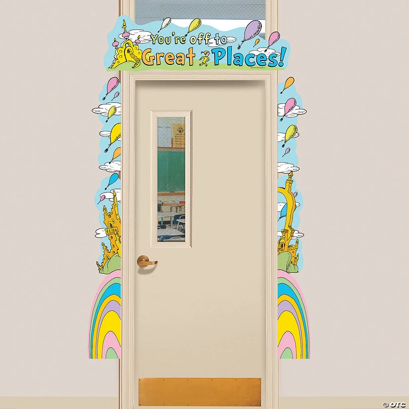 Dr. Seuss™ Oh, the Places You’ll Go Door Border Set - 8 Pc. 3 Dr. Seuss™ Oh, the Places You’ll Go Door Border Set - 8 Pc.