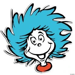 Dr. Seuss™ Thing 1 Bulletin Board Cutouts - 36 Pc.