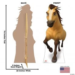 DreamWorks Spirit Untamed™ Spirit Running Cardboard Stand-Up -Cheap Halloween decorations Store dreamworks spirit untamed spirit running cardboard stand up14151625 a01